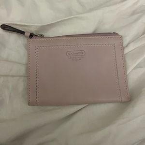 Coach Leather Keychain Wallet